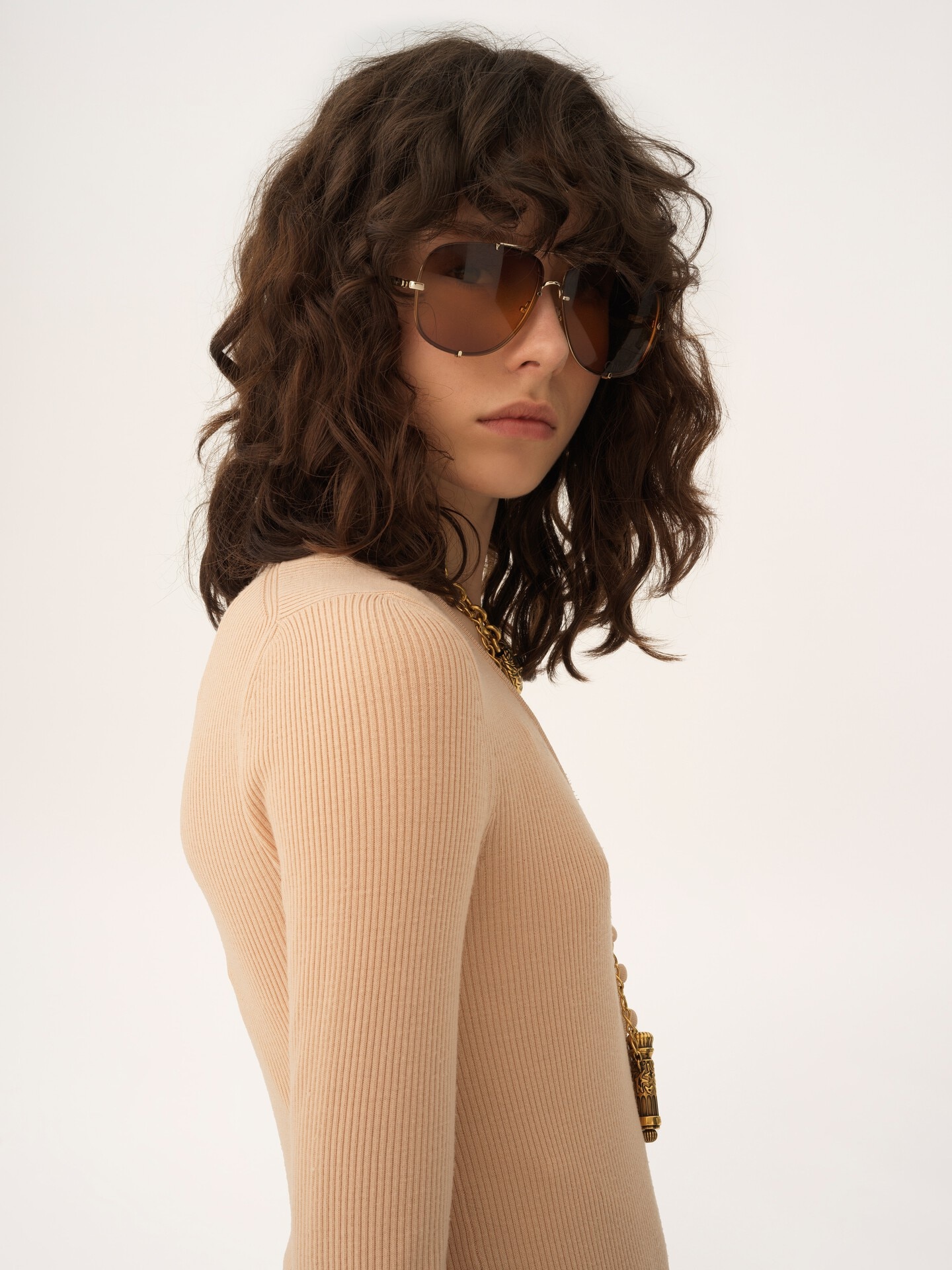 Camicia Henley in maglia di lana merino - 4