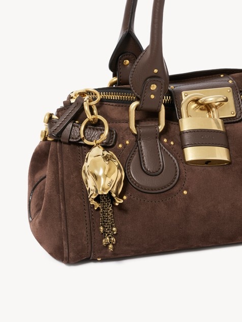 Chlo&eacute; Symbols Tulip & Mini Tulips key ring bag charm in brass