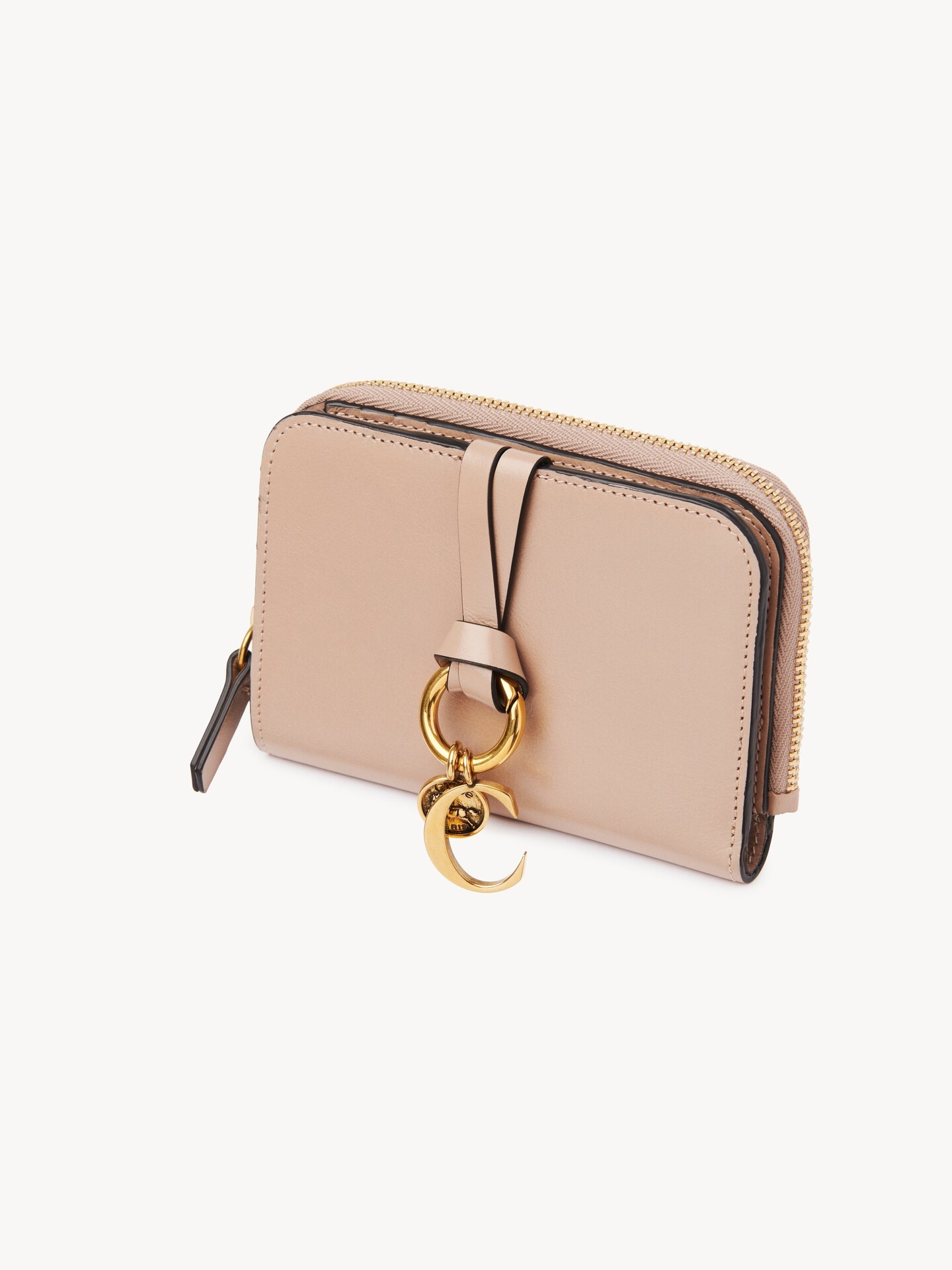 Alphabet bifold wallet in shiny leather - 3