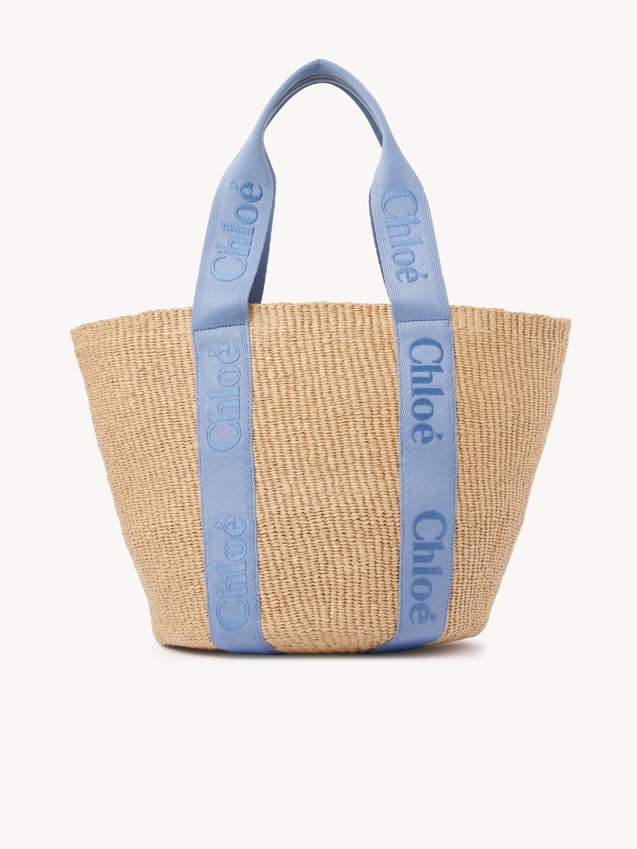 Large Woody basket in natural fibres - 7