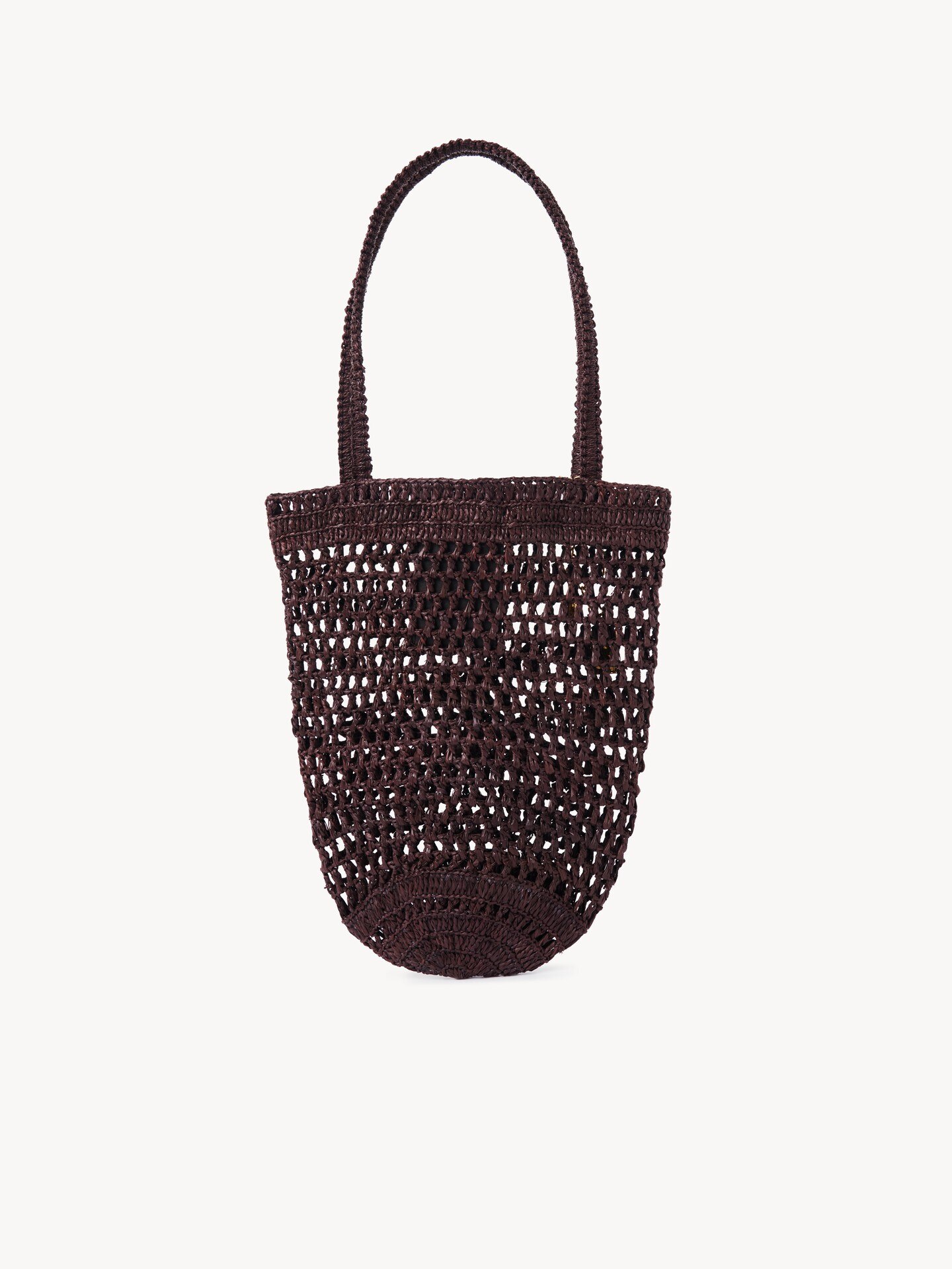 Small Summer Banana tote bag in raffia - 5