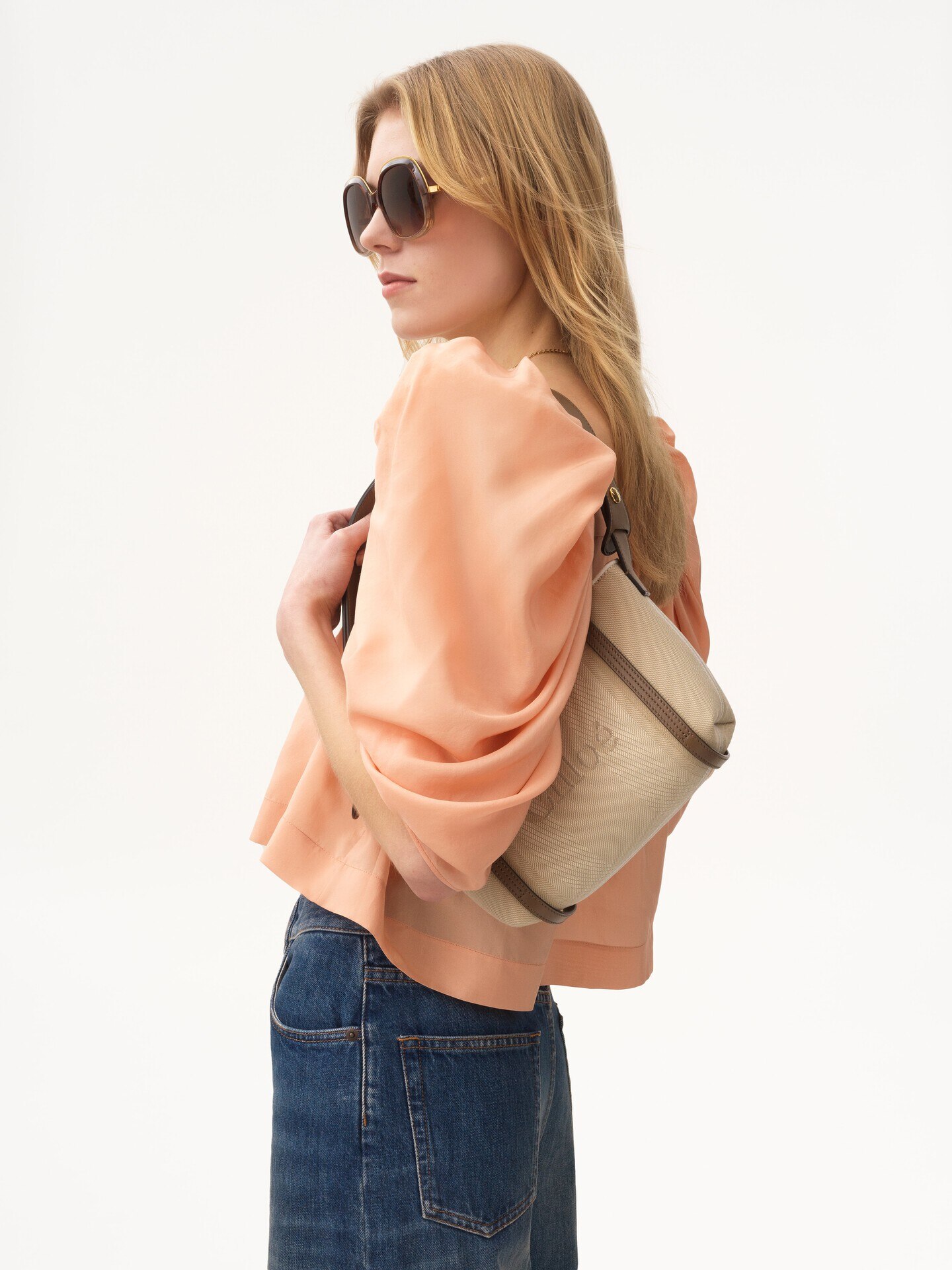 キャンバス製Chloé Carryショルダーバッグ - 3