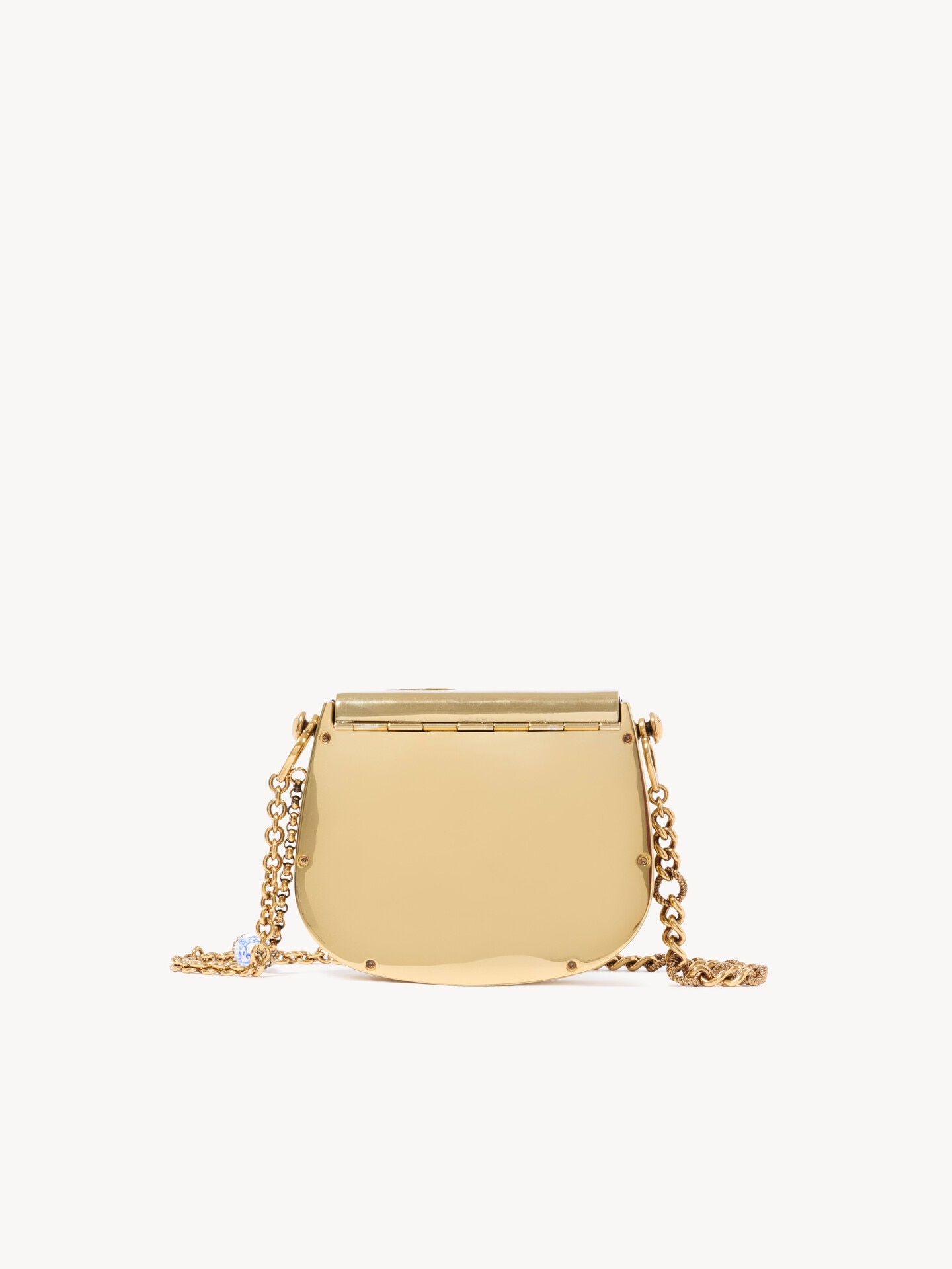 ブラス製Souvenir Treasures Flap ミノディエール 黄色 - Chloé