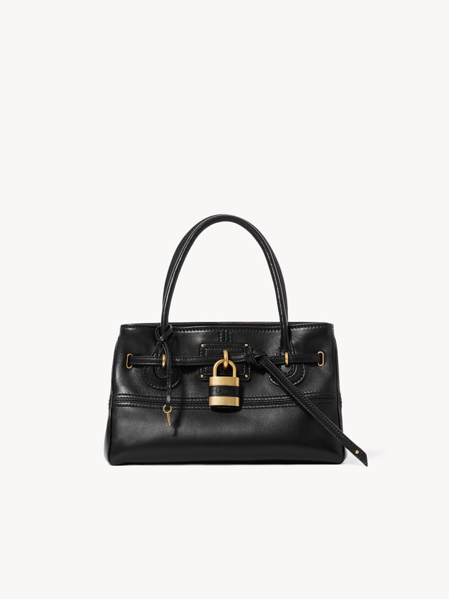 Small Paddington Sling top handle bag in soft leather - 2