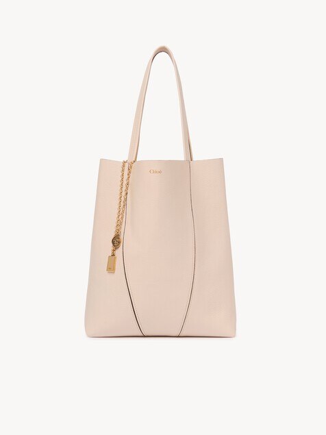 Chlo&eacute; Spin tote bag in grained leather