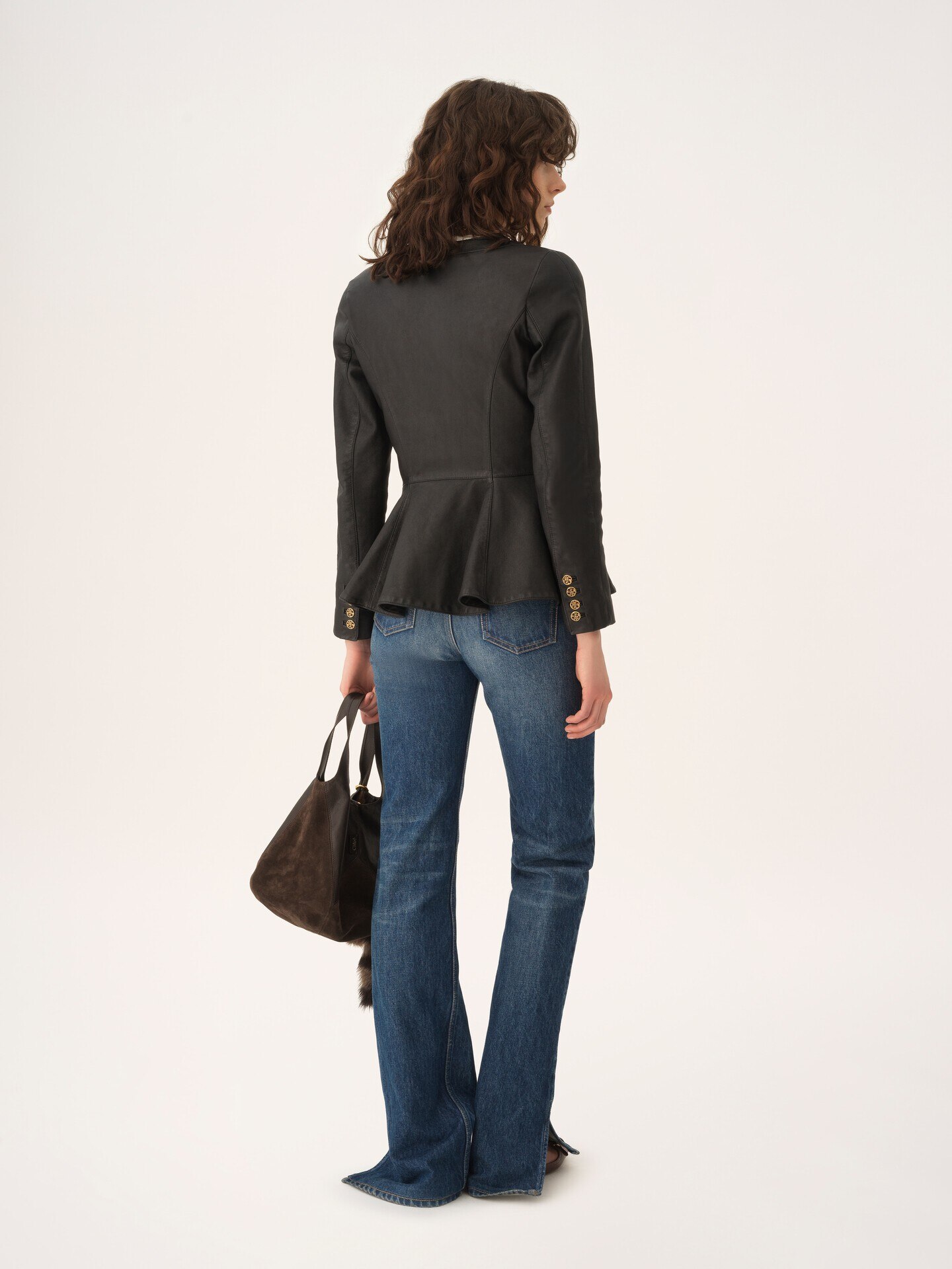 Reitjacke aus Leder mit Sch&ouml;&szlig;chen - 5