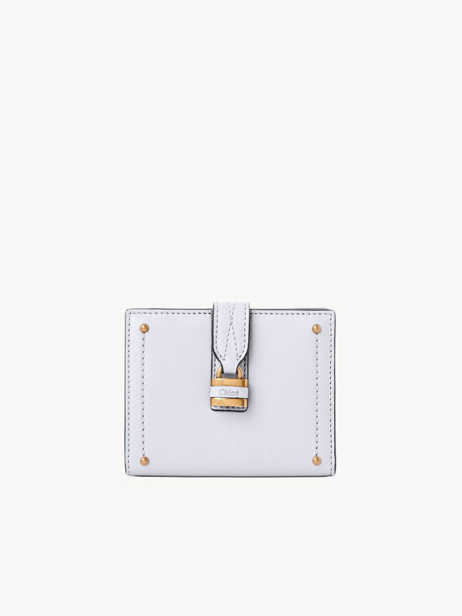 Paddington square wallet in grained leather - 1