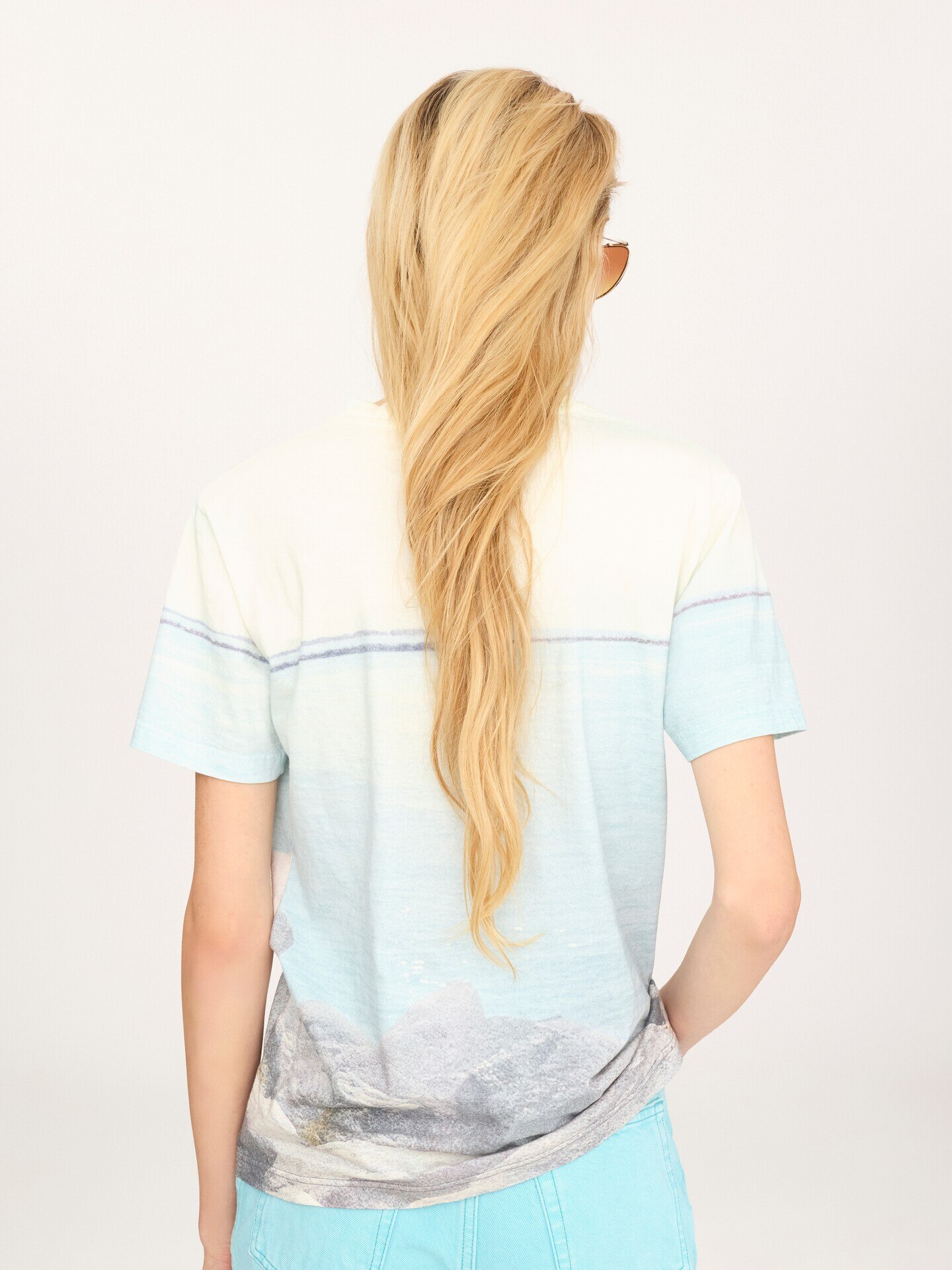 Crew-neck logo T-shirt in cotton jersey - 5