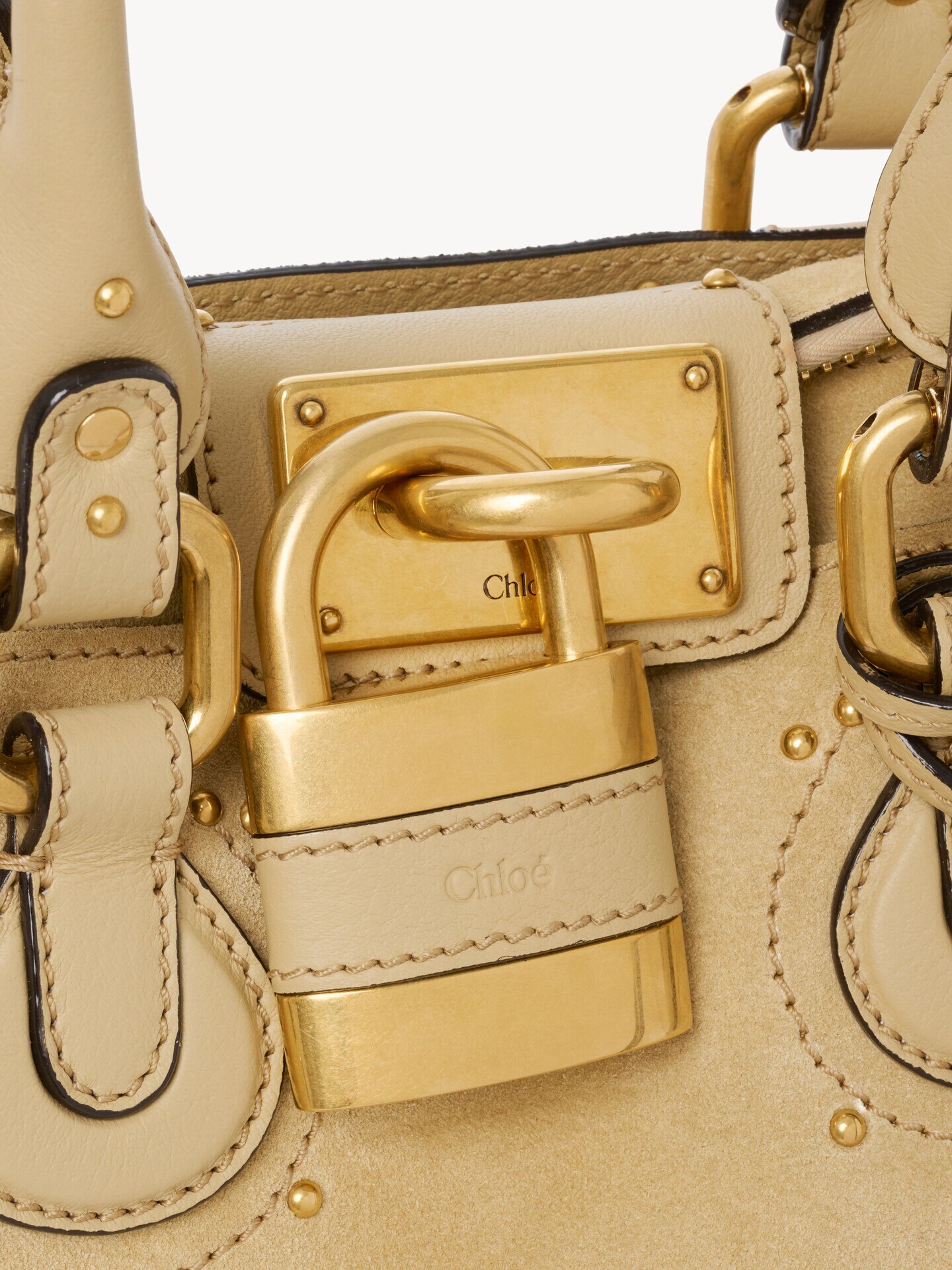 Small Paddington bag in suede leather - 6