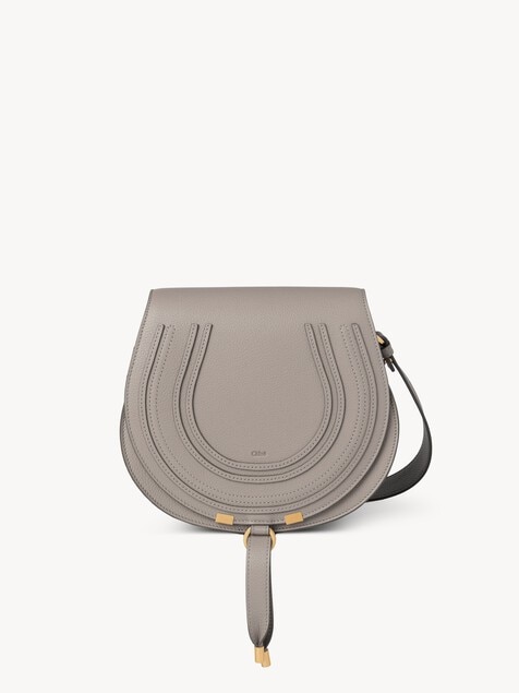 Marcie Satteltasche aus genarbtem Leder