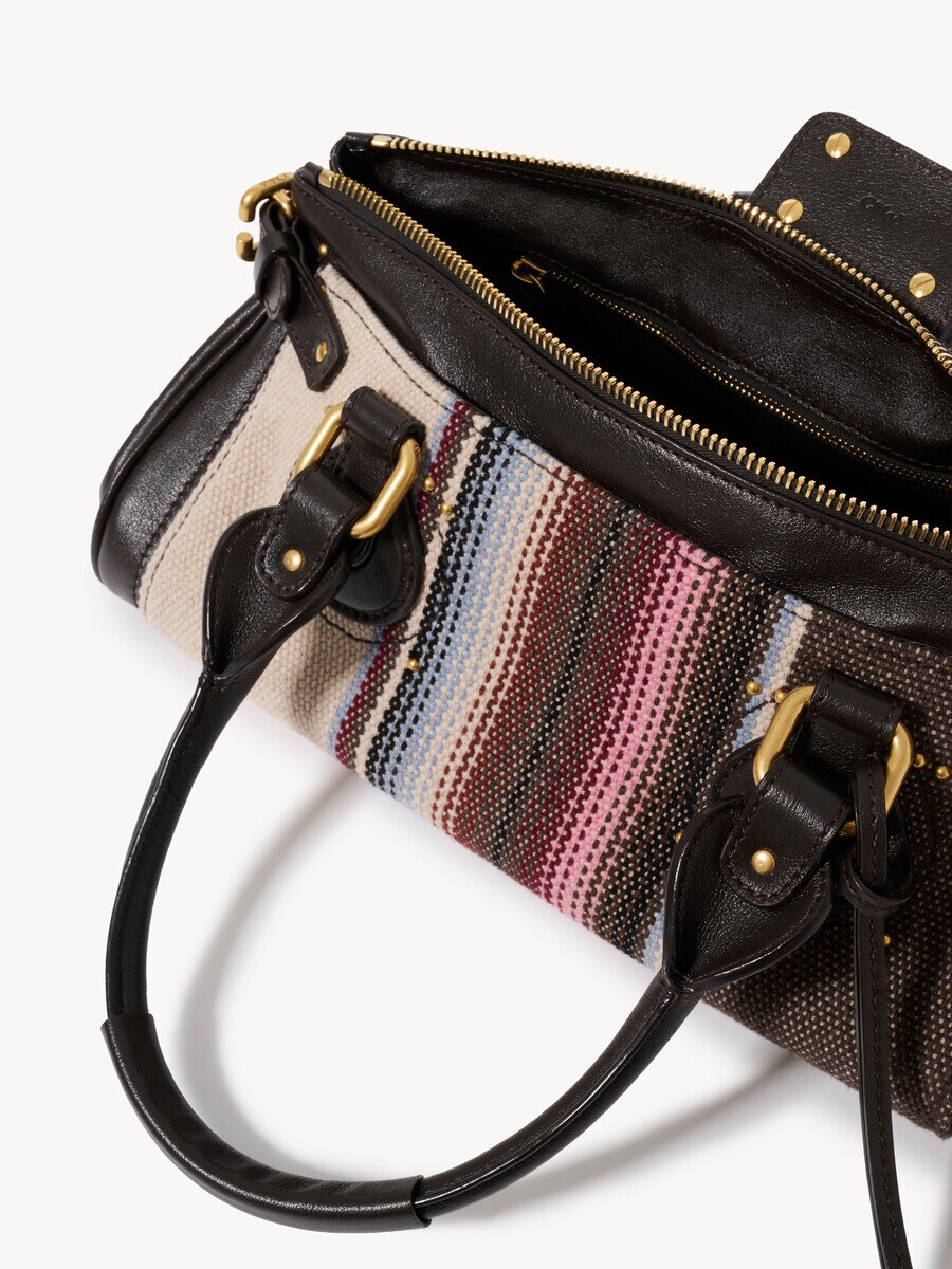 Sac Paddington en tweed et cuir grain&eacute; - 6