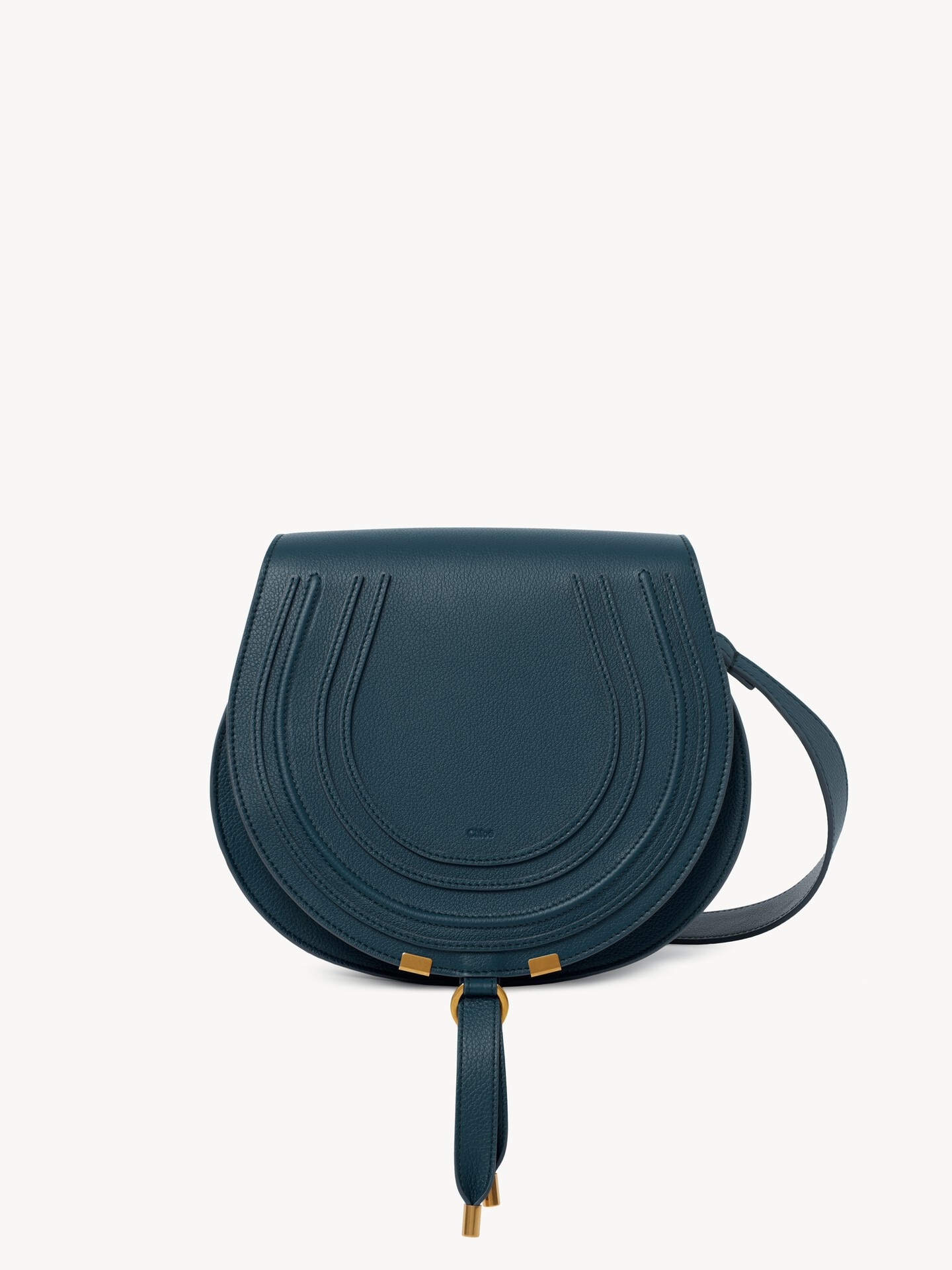 Marcie saddle bag in grained leather - 2