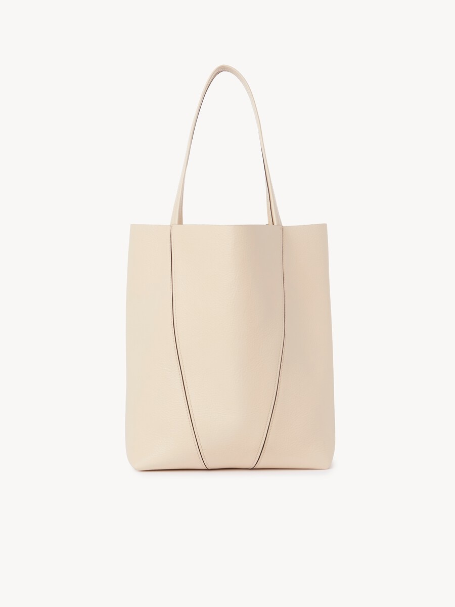 Chlo&eacute; Spin tote bag in grained leather - 4