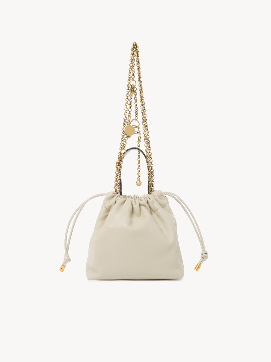Mini Chlo&eacute; Icons shoulder bag with chain in soft leather - 5