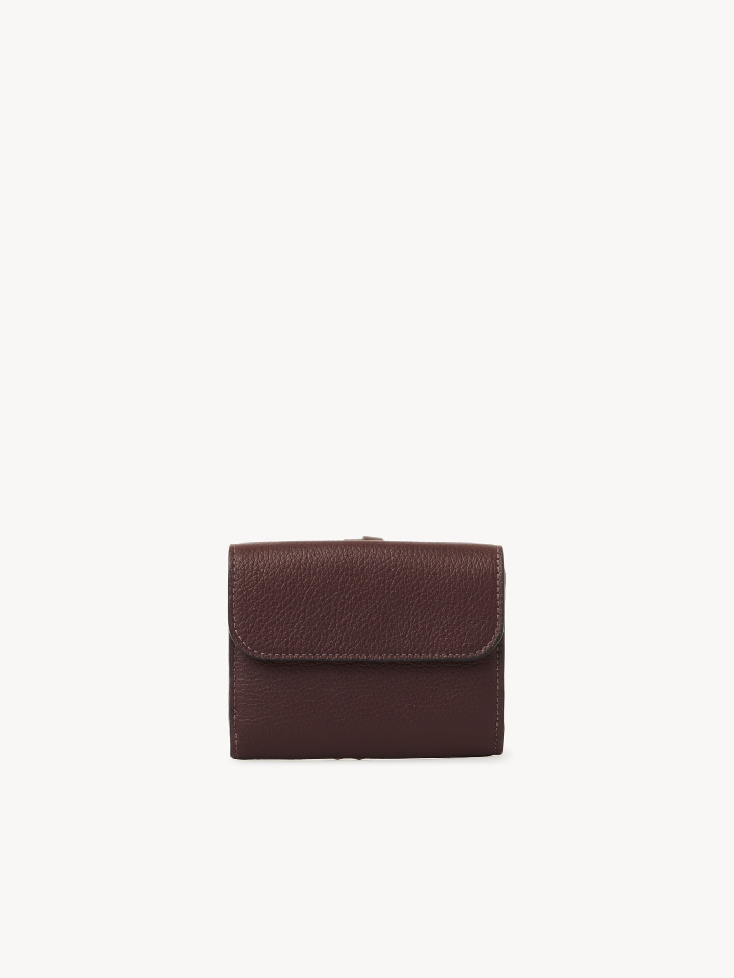 Small Alphabet tri-fold in grained leather - 4