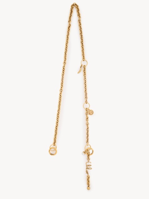 Chlo&eacute; Icons strap in metal