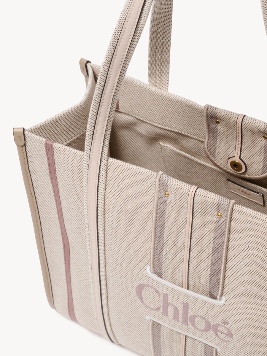 Woody Loop tote bag in canvas - 6