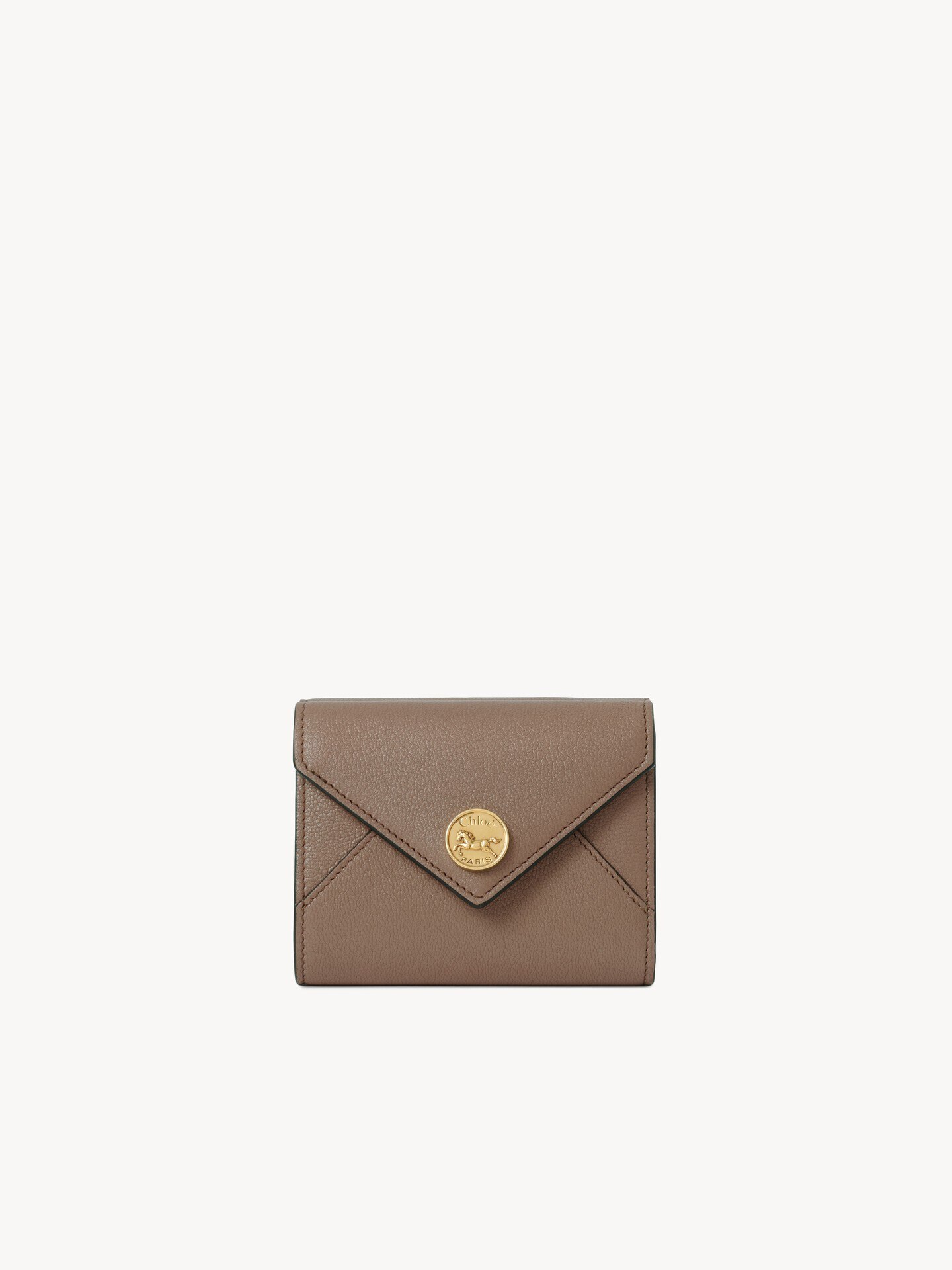 Small Envelope tri-fold in grained leather - 2