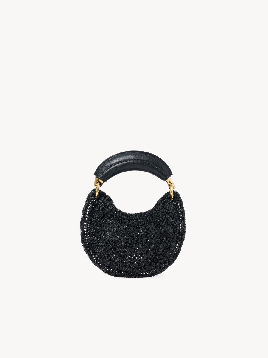 Mini Summer Banana hobo bag in glitter crochet - 5