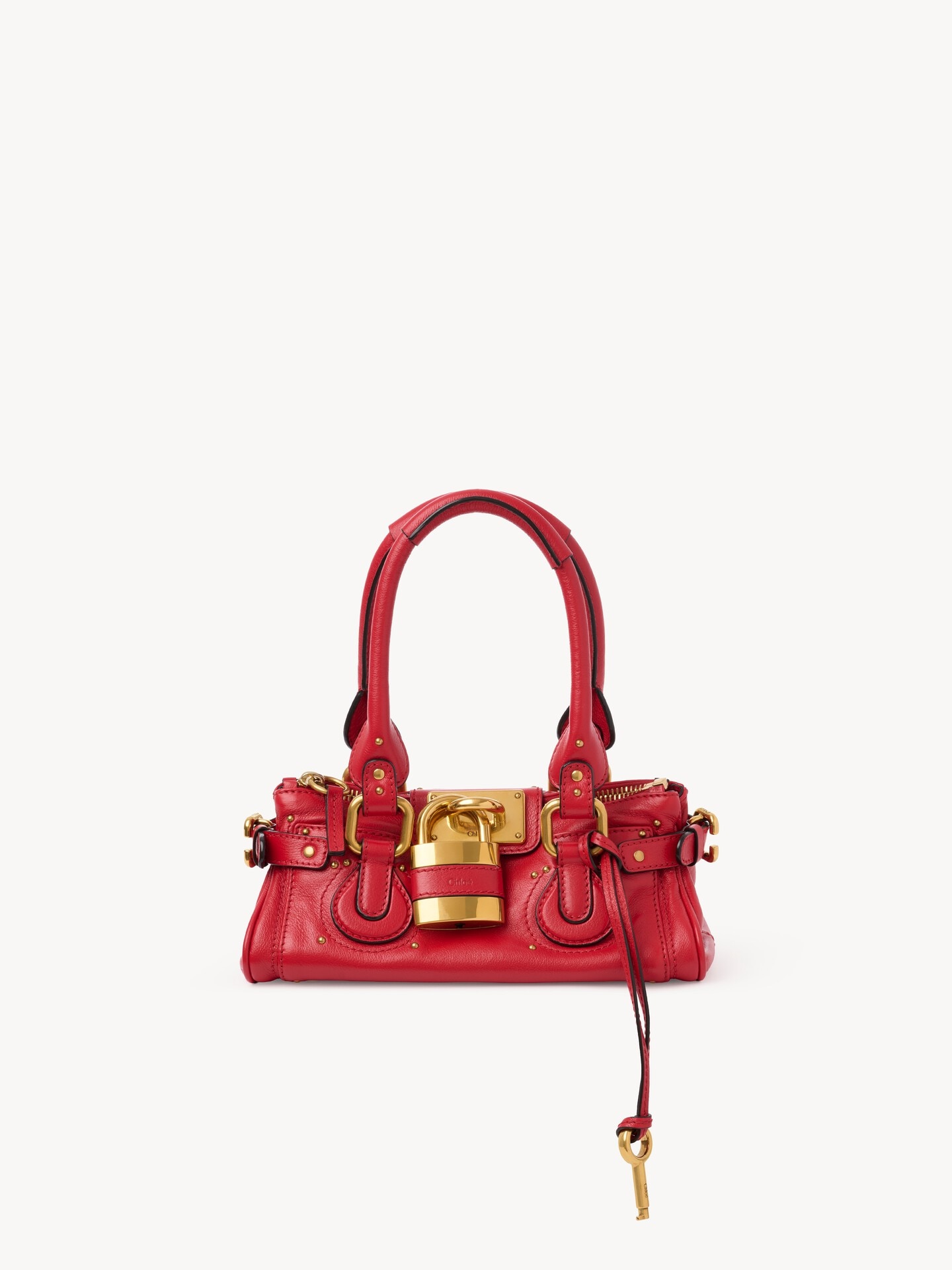 Small Paddington bag in grained leather - 1.0