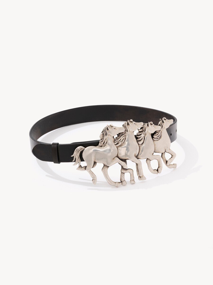 Ceinture large Chlo&eacute; Running Horses - 1