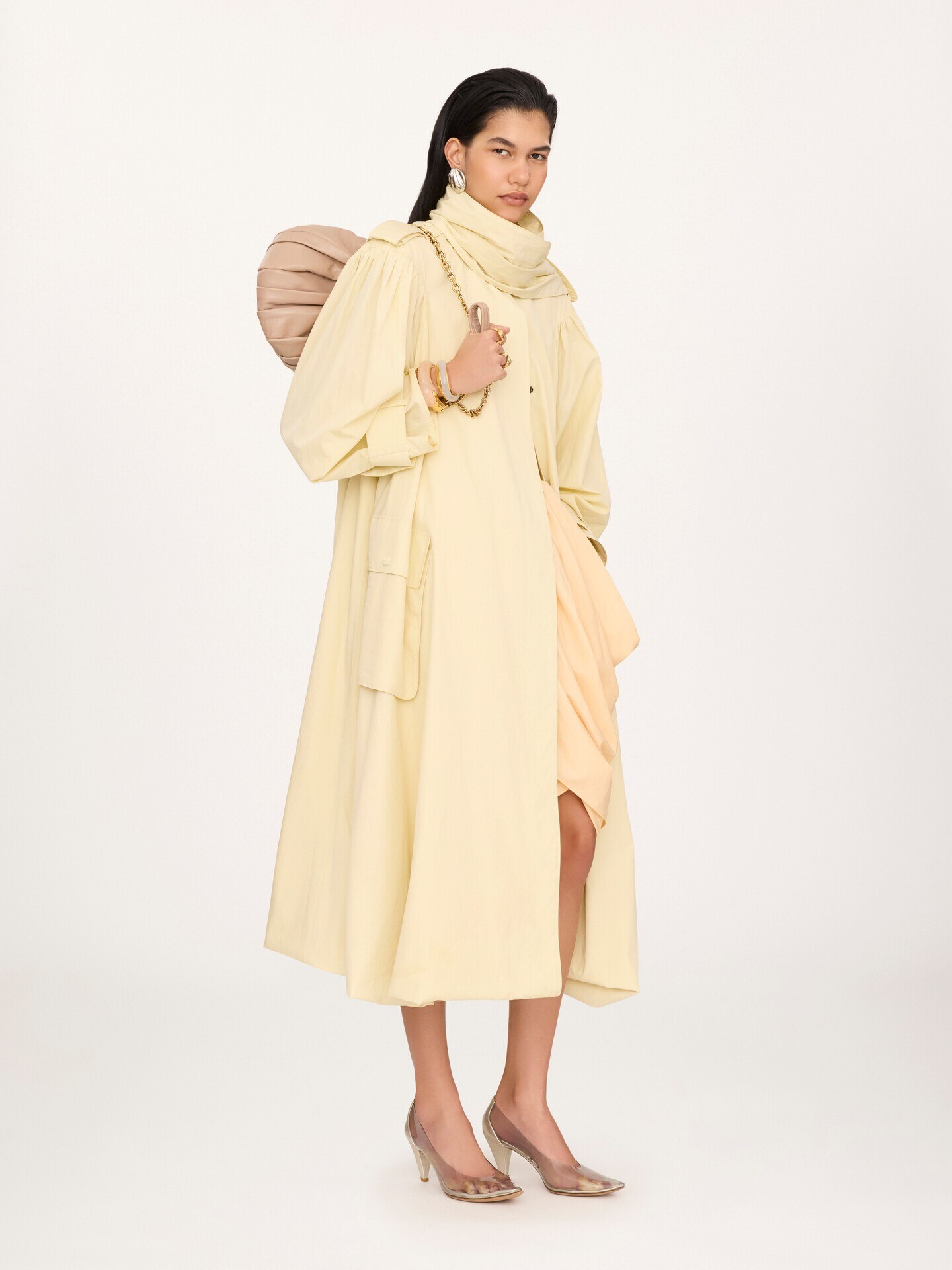 Chlo&eacute; Pliss&eacute; Schultertasche mit Kette aus plissiertem Leder - 8