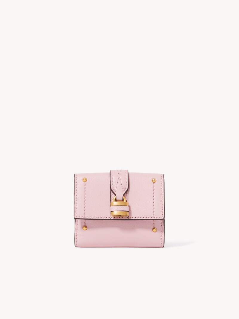 Mini Paddington tri-fold in grained leather by Chloé