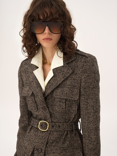 Utility-Jacke aus Chevron-Wolle - 9