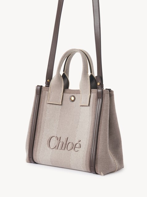 Kleine Chlo&eacute; Carry Tote Bag aus Canvas