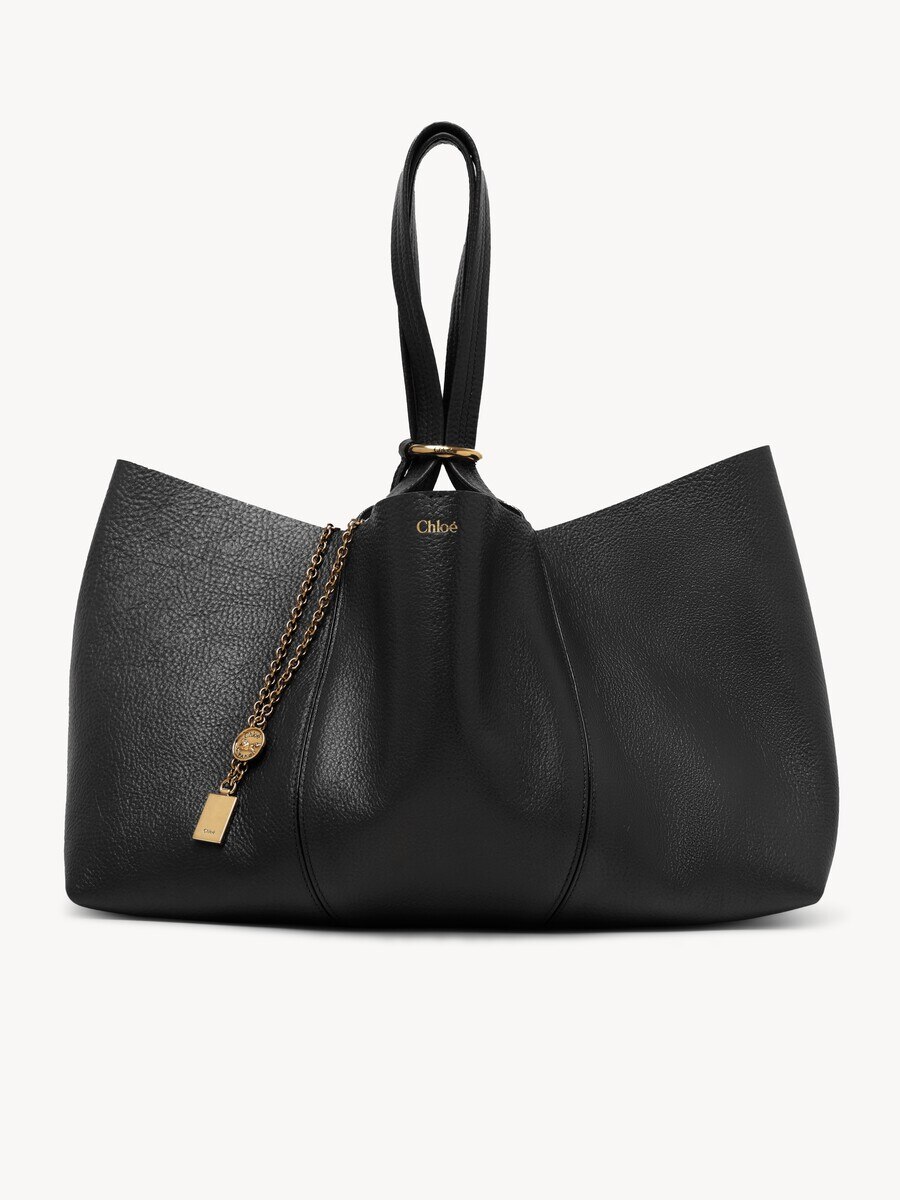 Chlo&eacute; Spin east-west tote bag in grained leather - 2