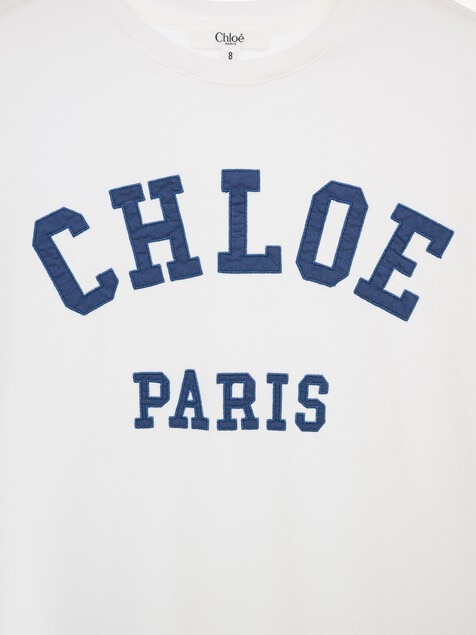 Kids' short-sleeve logo dress