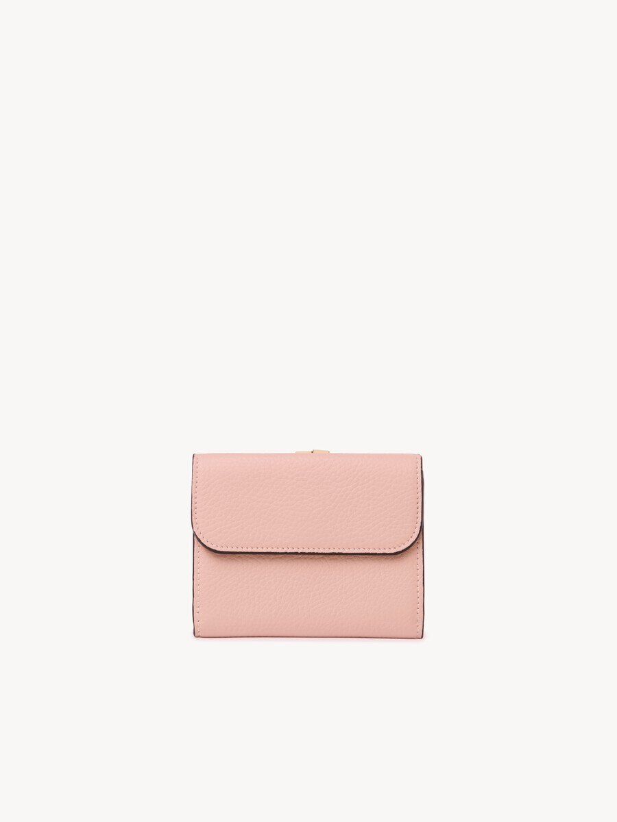 Small Alphabet tri-fold in grained leather - 3