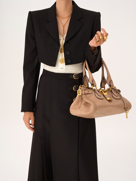 Paddington bag in grained leather