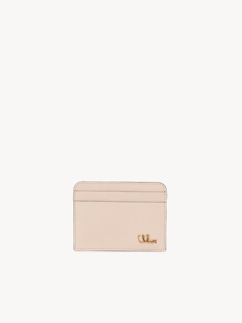 Chlo&eacute; Iconic card holder in shiny leather