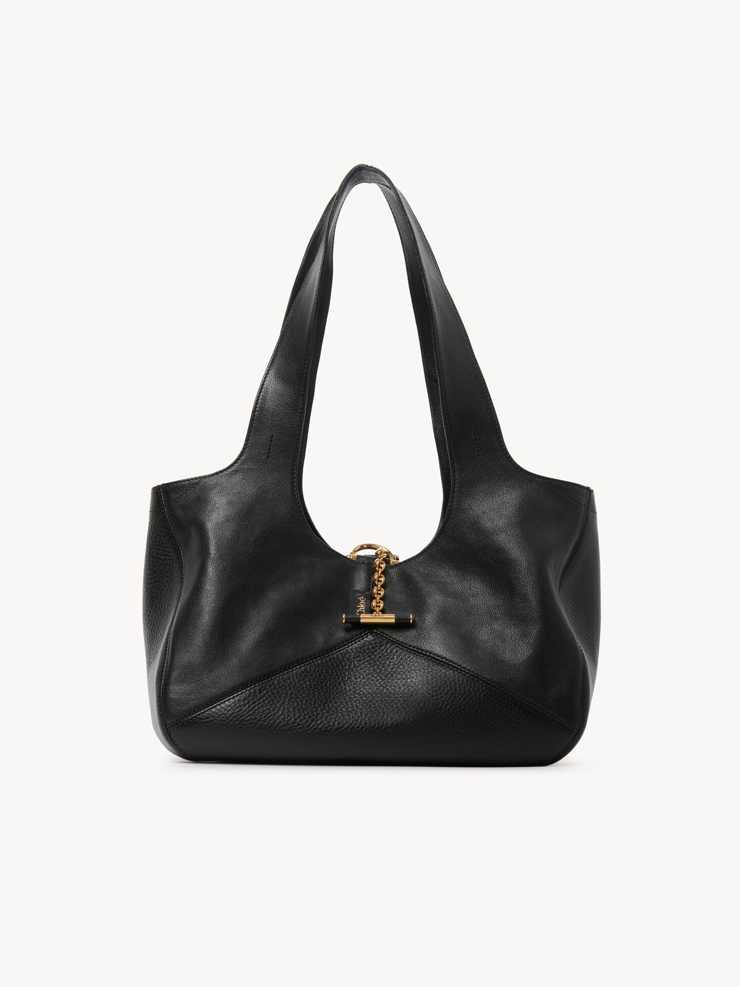 Sac cabas east-west Chlo&eacute; Balloon en cuir grain&eacute; - 2