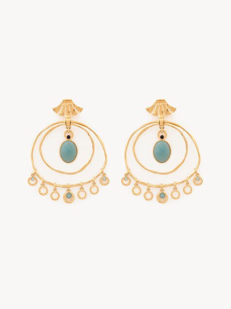 The Chlo&eacute; Sunflower earrings