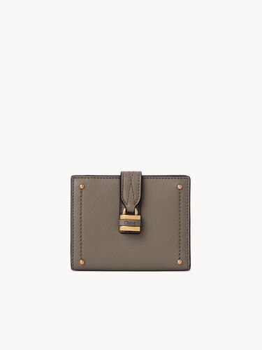 Paddington square wallet in grained leather - 2