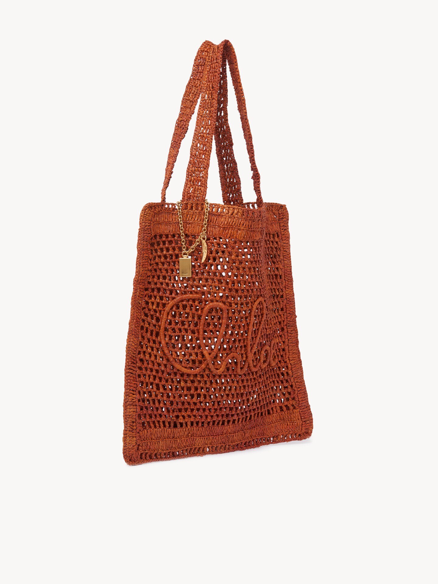 Bolso tote Summer Banana de rafia - 6