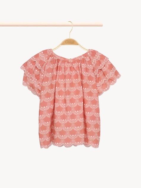 Kids' puff-sleeve top
