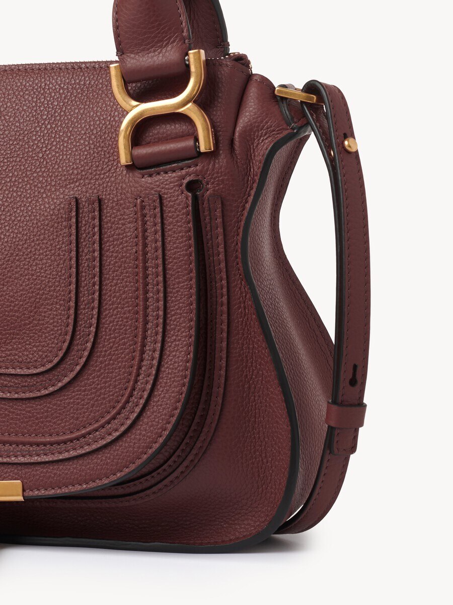 Small Marcie bag in grained leather - 5