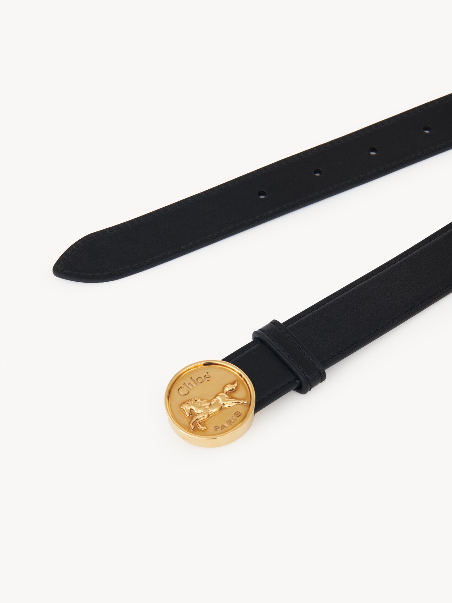 Chloé Horse Medal ベルト ブラック - Chloé