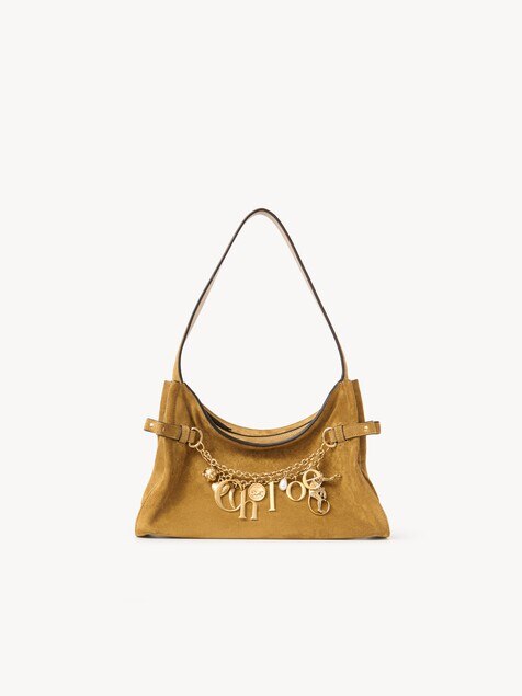 Borsa hobo Chlo&eacute; Charms in pelle scamosciata