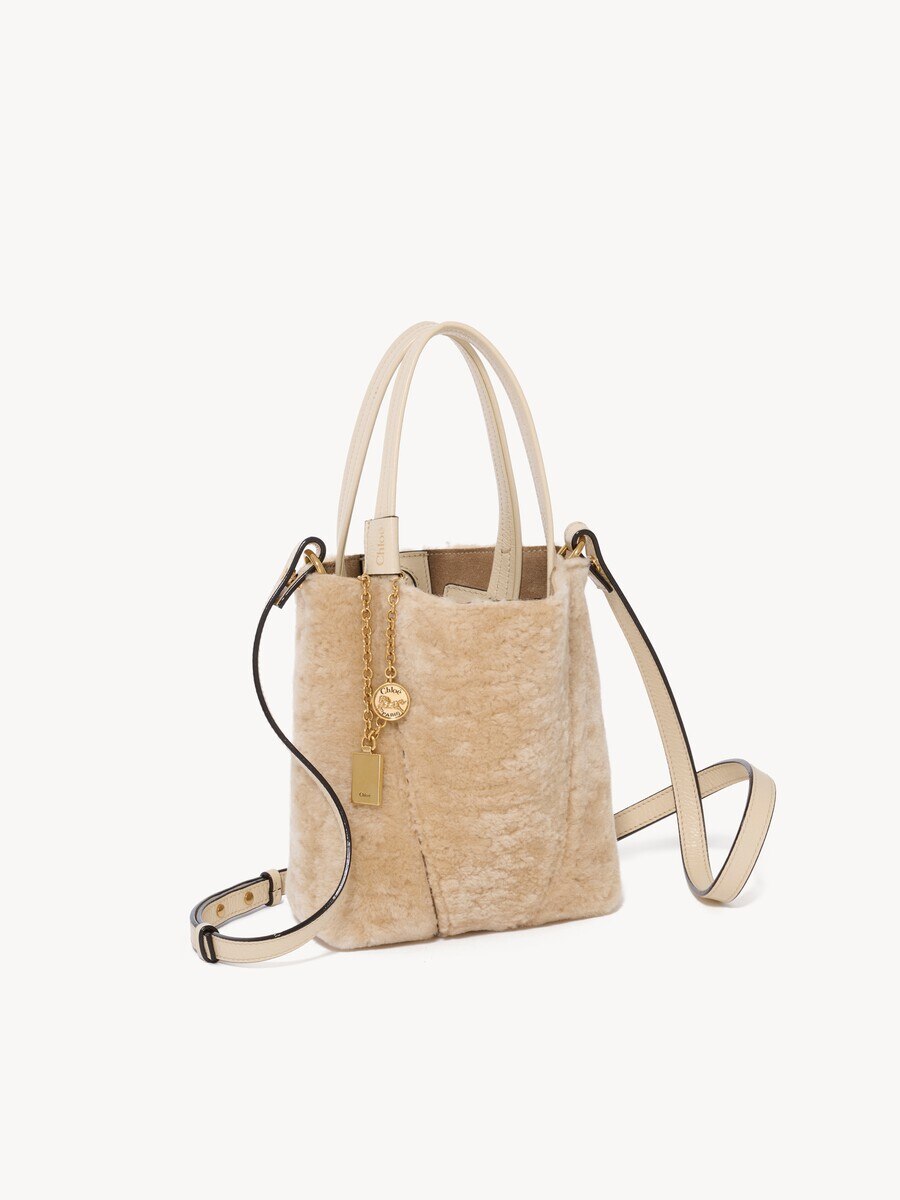 Bolso tote Chlo&eacute; Spin peque&ntilde;o de cuero de borrego - 6