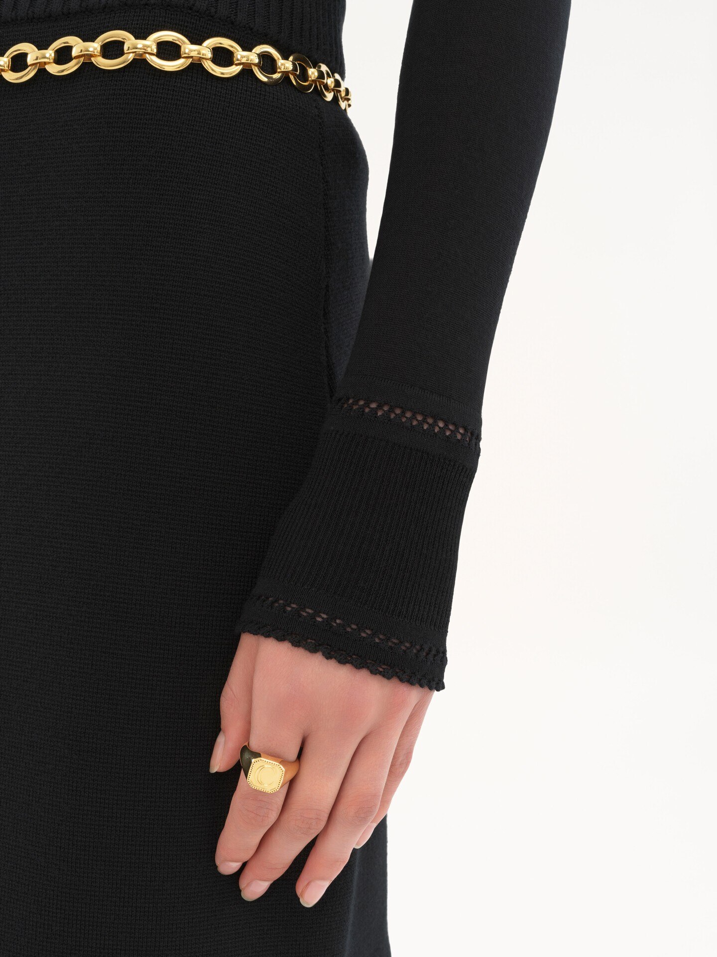 Fitted turtleneck in wool knit - 7