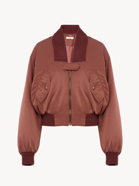 Bomber jacket in nylon