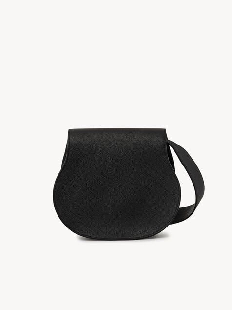 Bolso saddle Marcie de cuero granulado