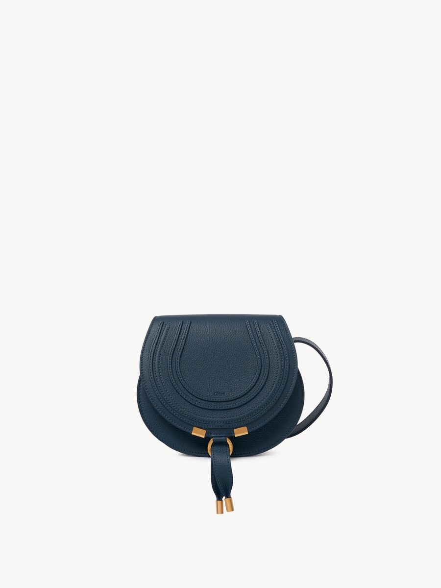 Petit sac port&eacute; &eacute;paule Marcie en cuir grain&eacute; - 1