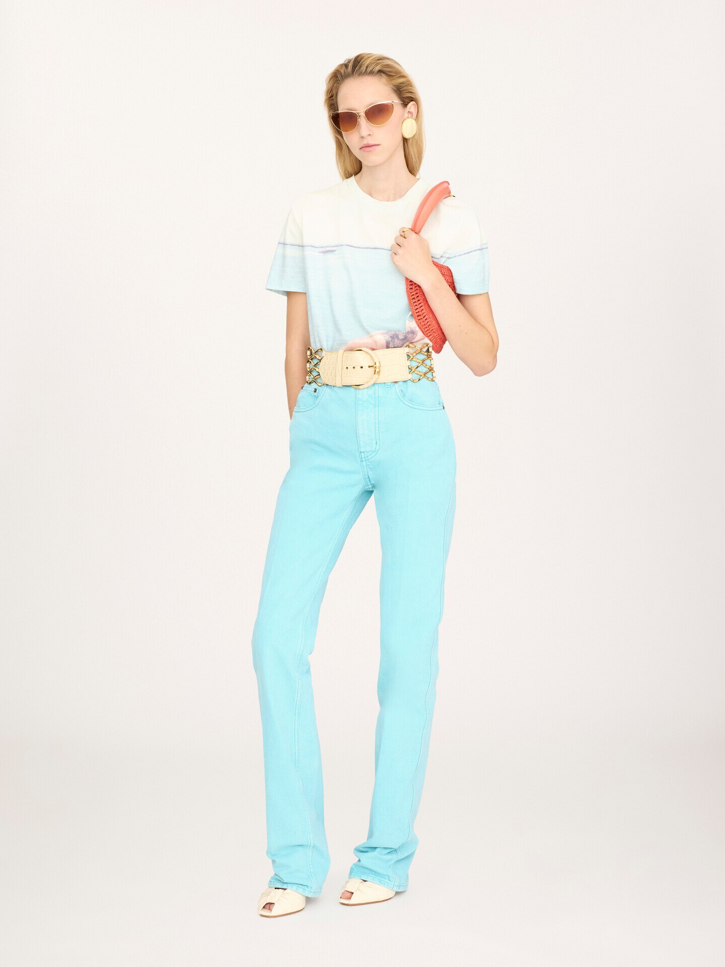 Crew-neck logo T-shirt in cotton jersey - 3