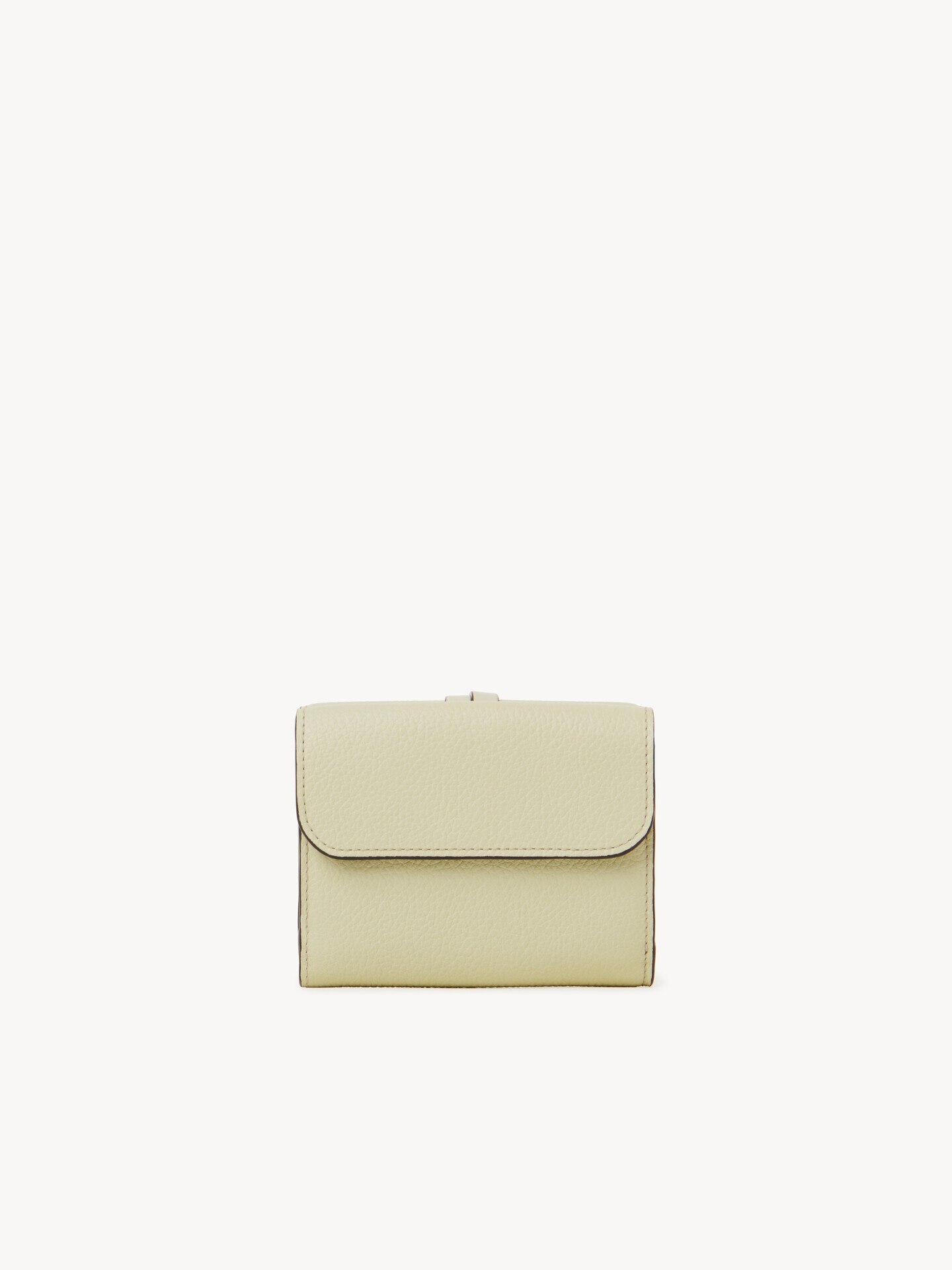 Small Alphabet tri-fold in grained leather - 4
