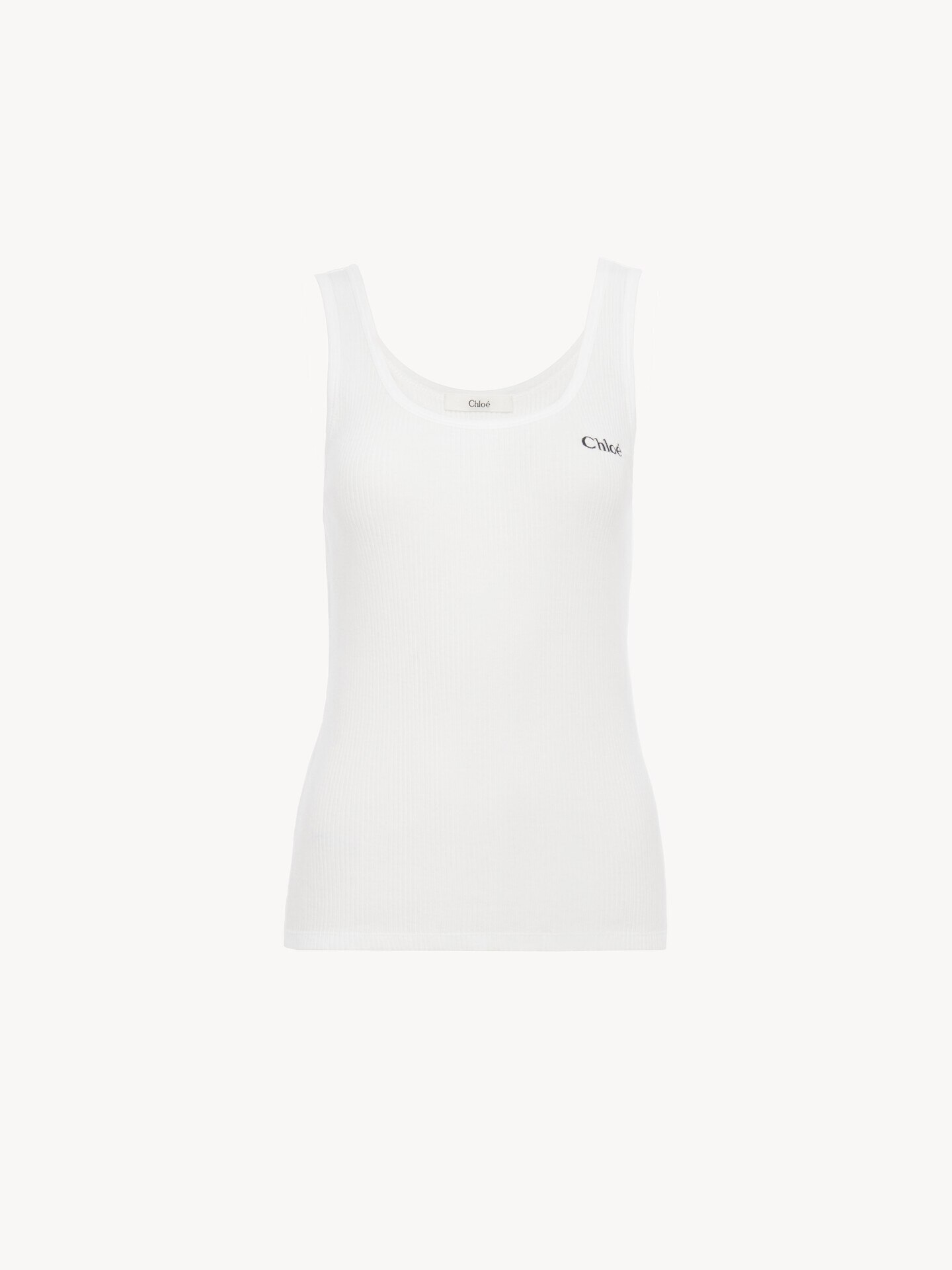 Logo tank top in jersey - 2.0
